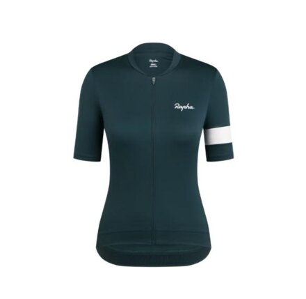 Dámsky cyklistický dres Rapha Core zelený