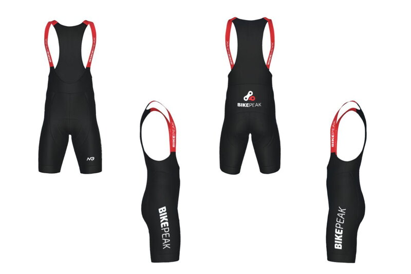 MILREMO Pantalon CRITERIUM à bretelles, forme L, 45mm, insert PRO