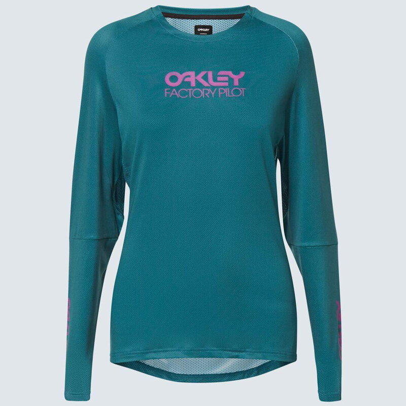 Maillot Oakley Factory Pilot LS WSD vert