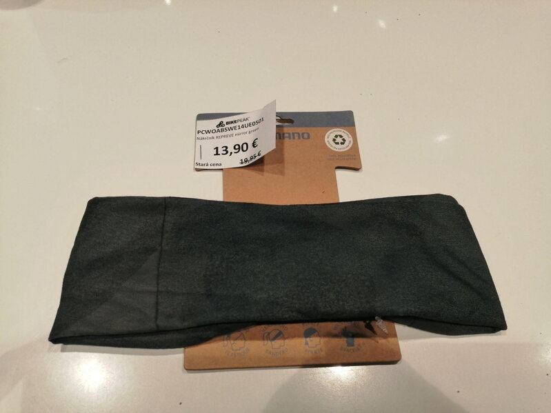 Cravate REPREVE vert miroir