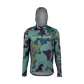 PEARL IZUMI T-shirt MIDLAND GRAPHIC LS PULLOVER HOODIE vert F22