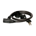 LONGUS Serrure CLASSIC 12/900mm + support noir