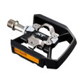 Pédales SHIMANO Trekking PD-T8000 SPD noires unilatérales + avant. SM-SH56