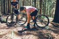 SHIMANO Baskets SHXC502 pour femmes bleues