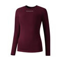 SHIMANO T-shirt femme VERTEX LONG BASE LAYER bordeaux