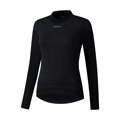 SHIMANO T-shirt femme BEAUFORT LONG BASE LAYER noir