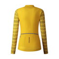 SHIMANO Maillot femme KAEDE PRINTED LONG jaune