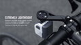 Support MAGICSHINE MAGICSHINE pour Garmin/EVO/ALLTY sur guidon décalé en plastique