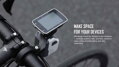 Support MAGICSHINE MAGICSHINE pour Garmin/EVO/ALLTY sur guidon décalé en plastique