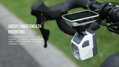 Support MAGICSHINE MAGICSHINE pour Garmin/EVO/ALLTY sur guidon décalé en plastique