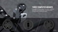 Support MAGICSHINE MAGICSHINE pour Garmin/EVO/ALLTY sur guidon décalé en plastique