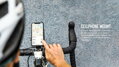Support MAGICSHINE MAGICSHINE pour Garmin/EVO/ALLTY sur guidon décalé en plastique