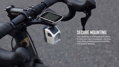 Support MAGICSHINE MAGICSHINE pour Garmin/EVO/ALLTY sur guidon décalé en plastique