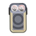 MAGICSHINE Lumière SEEMEE 100AD RADAR arrière 7f USB noir