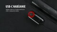 MAGENE Feu L508 RADAR arrière 7f USB noir