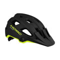 Casque ROQER noir/jaune fluo mat