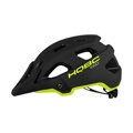 Casque ROQER noir/jaune fluo mat