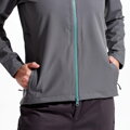 PEARL IZUMI Veste femme W SUMMIT 3L WXB gris/vert F22
