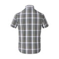 Chemise Transit Check SS gris-marron