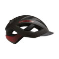 Casque CAMELEON noir mat/rouge