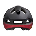 Casque CAMELEON noir mat/rouge