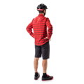 Casque CAMELEON noir mat/rouge