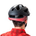 Casque CAMELEON noir mat/rouge