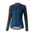 Maillot femme KAEDE PRINTED LONG bleu