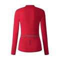 Maillot femme KAEDE THERMAL LONG rouge