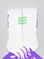 MAAP Chaussettes Jayco AlUla WORLDTOUR 26 TEAM violet/blanc