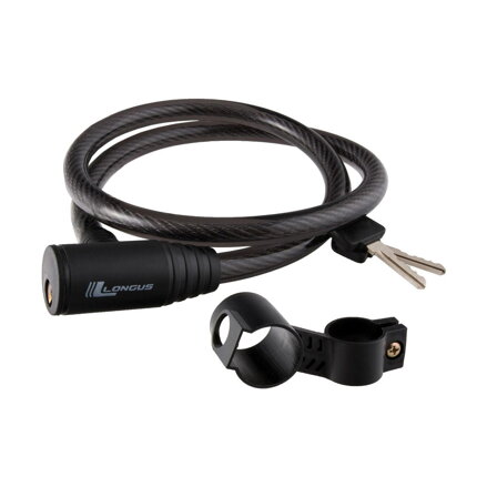 LONGUS Serrure CLASSIC 12/900mm + support noir
