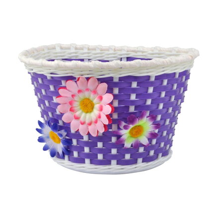 LONGUS GIRL panier pour guidon, plastique, enfant violet
