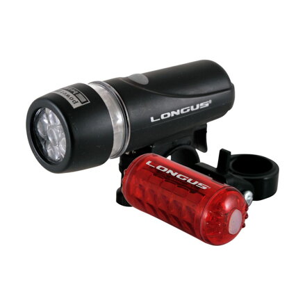 LONGUS Jeu de lumières FIVE 5+5LED 3f/4f noir