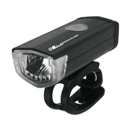 LONGUS Light DOS 3W LED frontale/3f USB, 200lm, noir