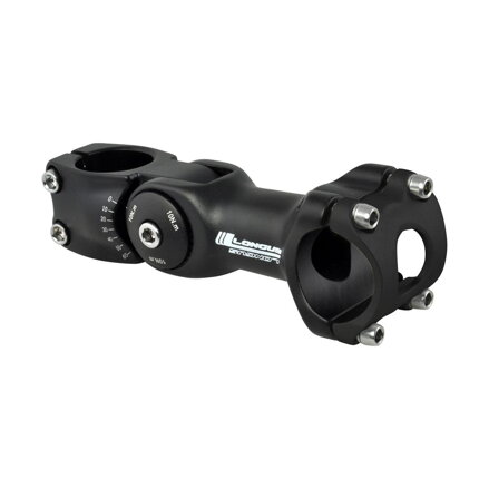 Potence LONGUS SETUP réglable 28,6/31,8 0-60°, noire