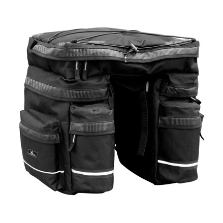 LONGUS TRIPLE poche pour porte-bébé 42,5L noir + imperméable