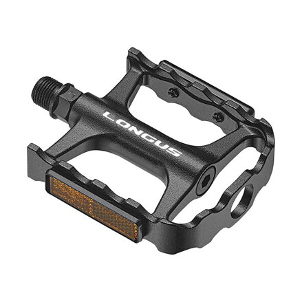 Pédales LONGUS PREMIUM VTT AL noir, roulements industriels