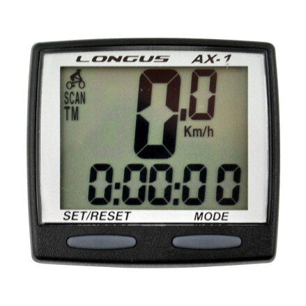 LONGUS Compteur de vélo AX-1 8f noir