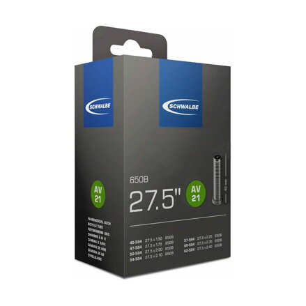 SCHWALBE Chambre à air AV21 27,5x1,50/2,40 40mm (40/62-584) 205g