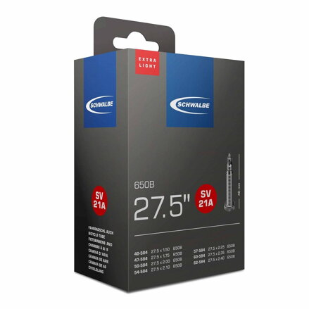 SCHWALBE Tube SV21A 27,5x1,50/2,40 FV 40mm (40/62-584) 135g exlight