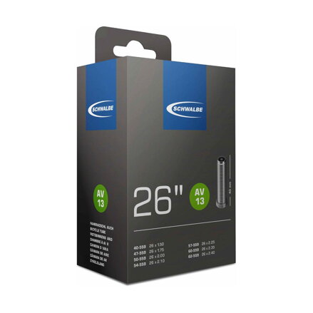 SCHWALBE Chambre à air AV13 26x1,50/2,50 AV 40mm (40/62 559) 190g