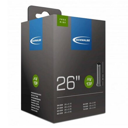 Chambre à air SCHWALBE AV13F 26x2.10/3.00 40mm (54/75-559) 185g freeride