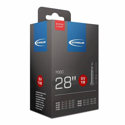 SCHWALBE Tube SV18 700x28/42C FV 40mm (28/44-622) Extraléger 105g