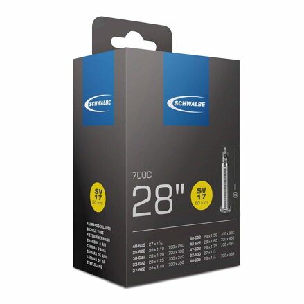 Chambre à air SCHWALBE SV17 700x28/45C FV 60mm (28/47-622) 150g