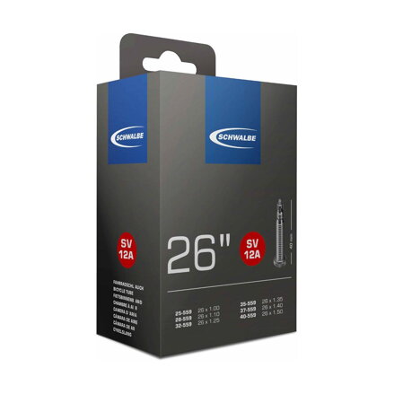 SCHWALBE Chambre à air SV12A 26x1.00/1.50 40mm (25/40-559) 120g