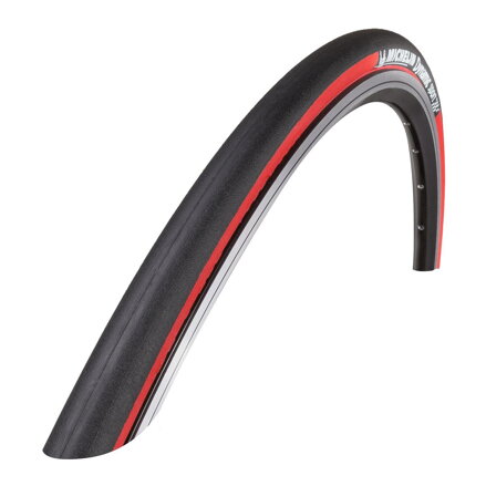 Pneu MICHELIN DYNAMIC SPORT 700x23C (23-622) 33TPI 290g ceinture rouge