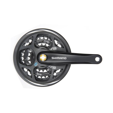 SHIMANO Milieu Altus FC-M311 170mm 42/32/22z. 7/8-k. noir avec couvercle carré