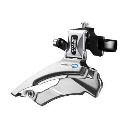 SHIMANO Presmyk Altus FD-M313 3x7/8-k. Swing vers le bas à course unique (34,9/31,8/28,6 mm) 48/44z.