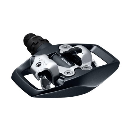Pédales SHIMANO VTT PD-ED500 SPD noires avec cage + cadre. SM-SH56
