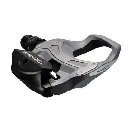 Pédales route SHIMANO PD-R550 SPDSL gris + noir. Composé SM-SH11